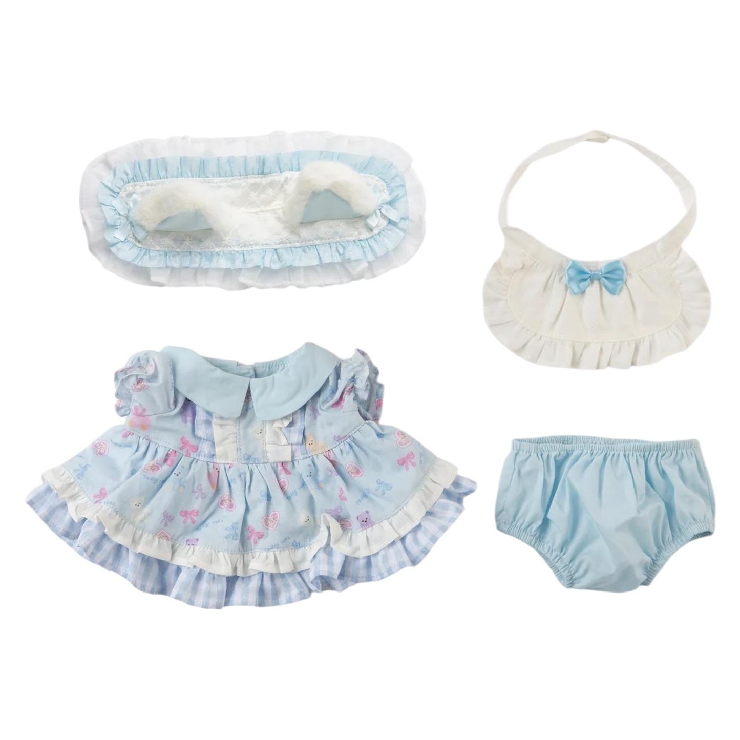 Teddy Tales Bluebell Dress Outfit 30cm