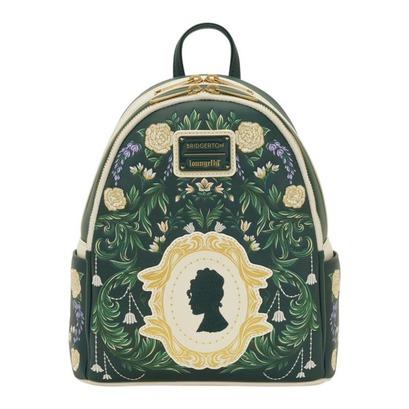 Loungefly Bridgerton Silhouette Floral Mini Backpack (306)