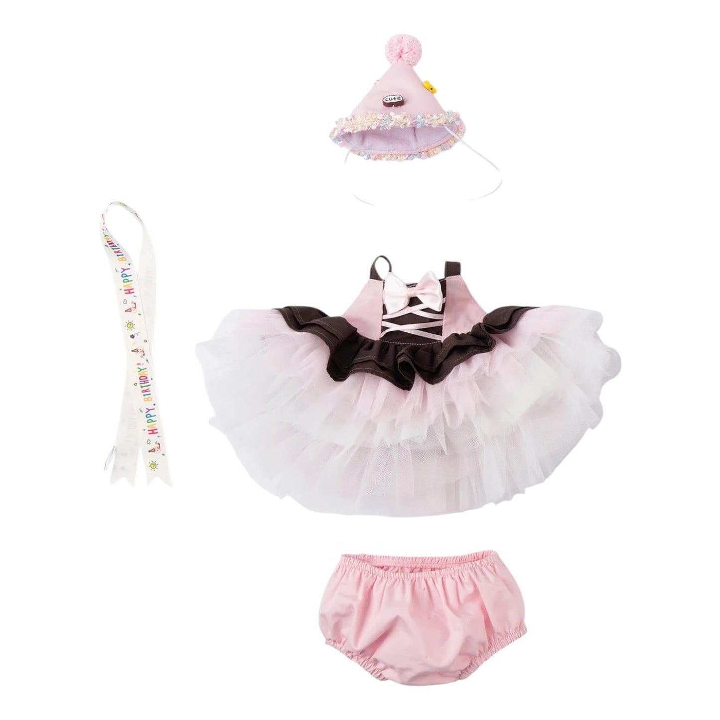 Teddy Tales Birthday Dress Outfit 30cm