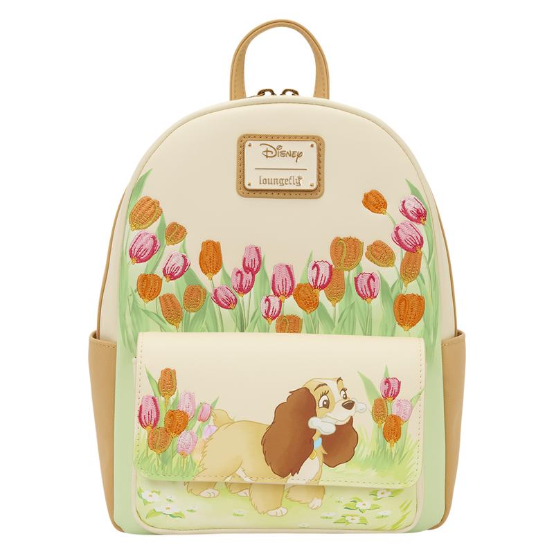 Loungefly Lady and The Tramp Pastel Tulip Mini Backpack (298)