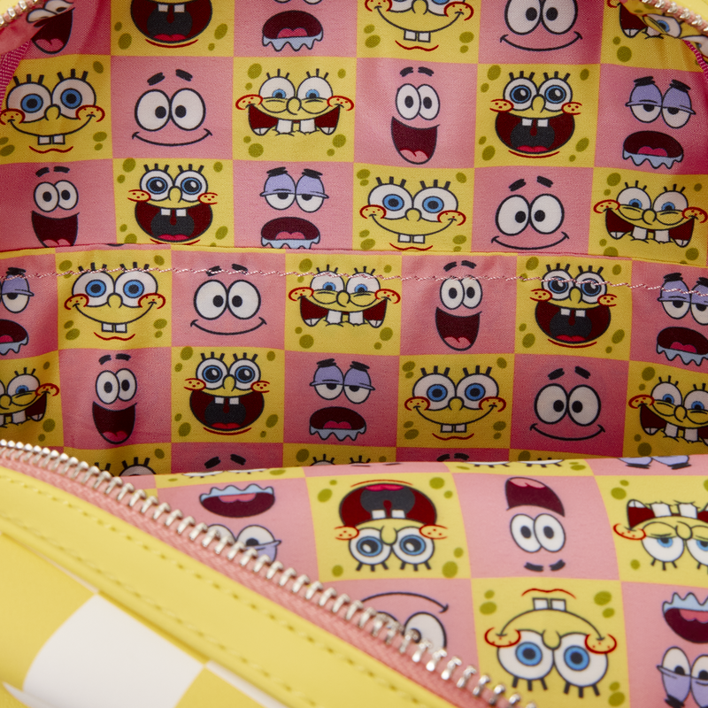 Loungefly SpongeBob Square Pants and Patrick Star Chequered Mini Backpack