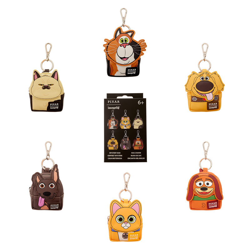 Loungefly Disney Pixar Cats & Dogs Bag Charm