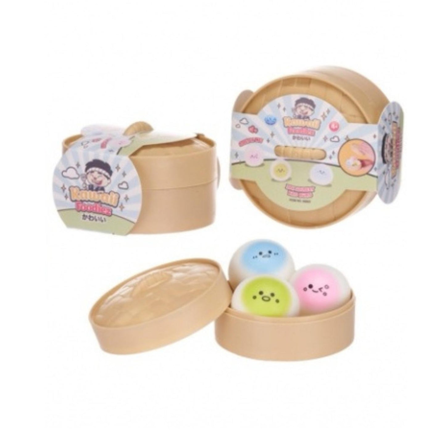 Kawaii Foodiez Squeezy Bao Bun Dumplings