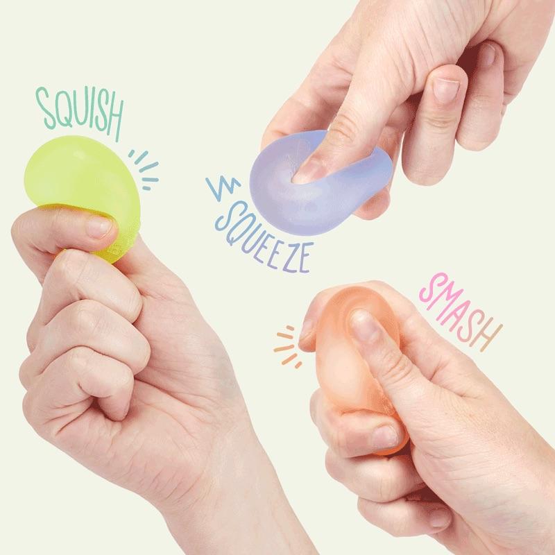 SPEKS Mini Gump Memory Gel Squish Balls (PACK OF 6)