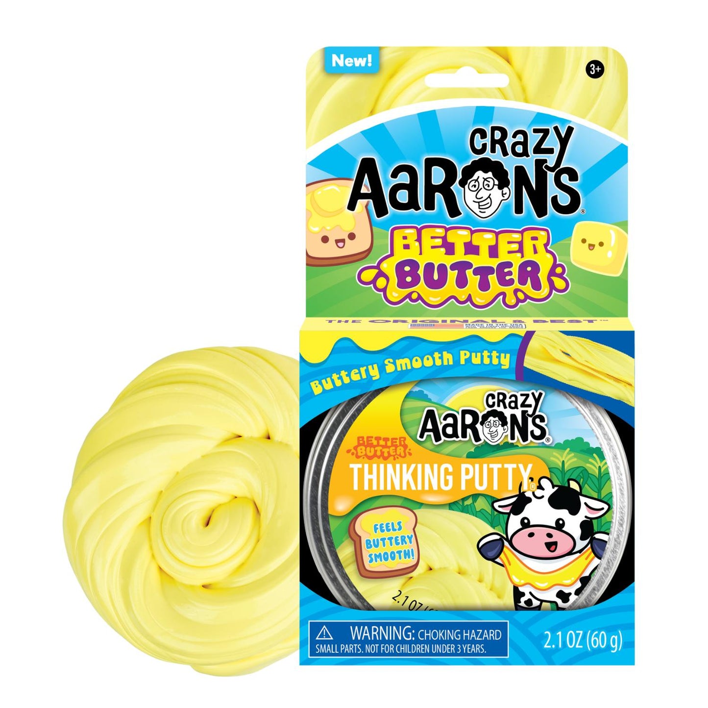 Crazy Aaron's Thinking Putty Tin Better Butter