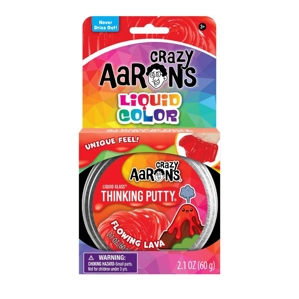 Crazy Aaron's Thinking Putty Tin Flowing Lava 3.5"