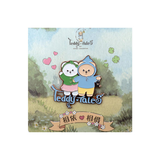 Teddy Tales Forever Together Pin