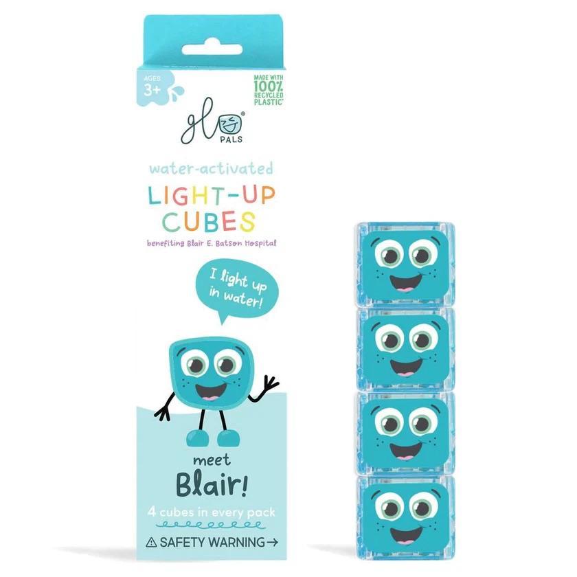 Glo Pals Light Up Sensory Cubes 4 Pack Cubes