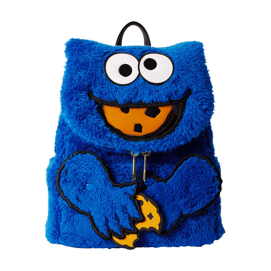 Loungefly Sesame Street Cookie Monster Mini Backpack (33)
