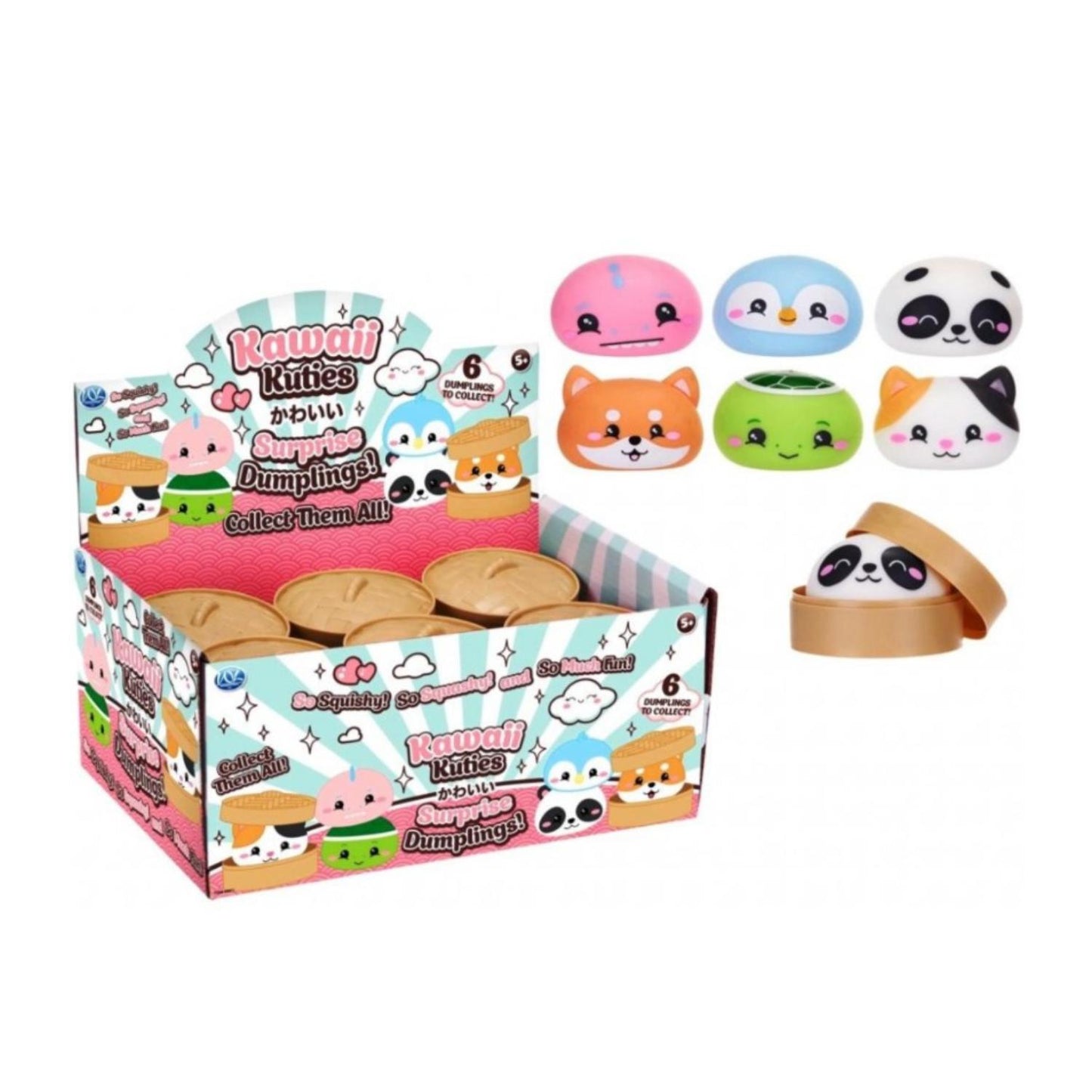 Kawaii Foodiez Squeezy Bao Bun Dumplings