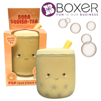 Boxer Gifts Boba Squish-Tea - Satisfying Fidget for ADHD, ASD, Neurodivergent or as a fun gift