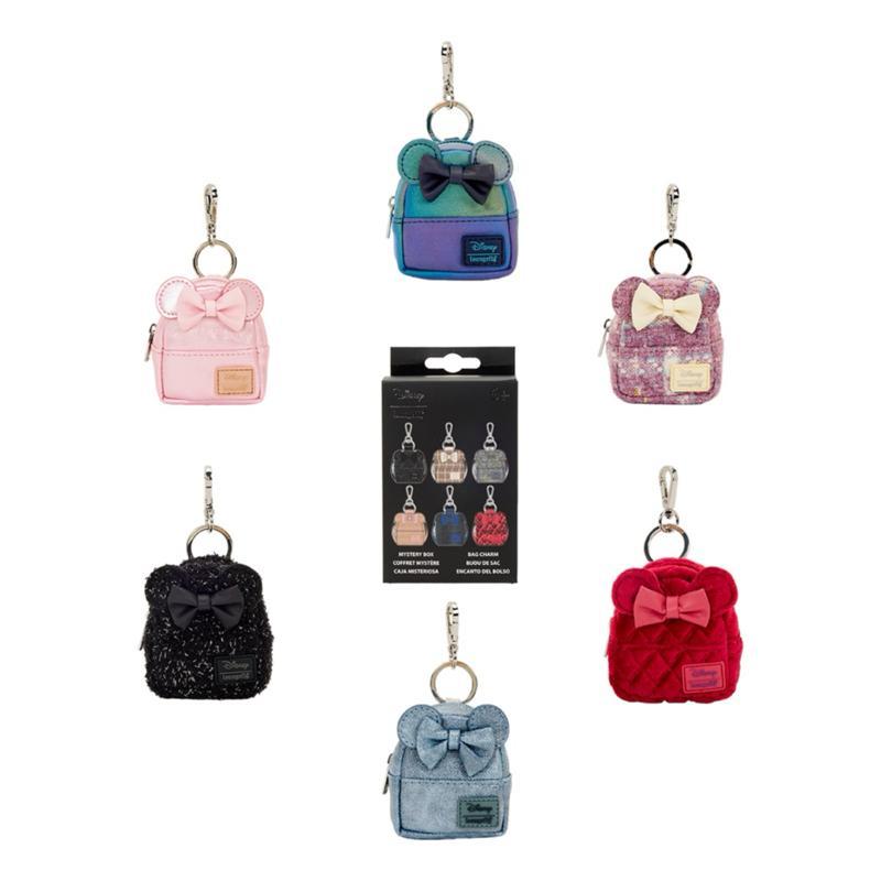 Loungefly Minnie Mouse Glitter Bag Charm