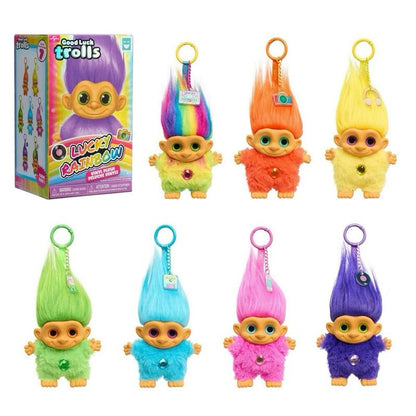 Good Luck Trolls Plush Keychain Blind Box