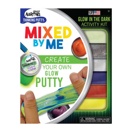 Crazy Aaron's Thinking Putty Tin Glow in the Dark Kit (Mixed by Me)