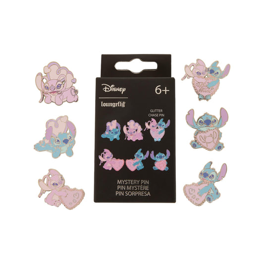 Loungefly Enamel Pin Stitch & Angel Be Mine ONE SUPPLIED