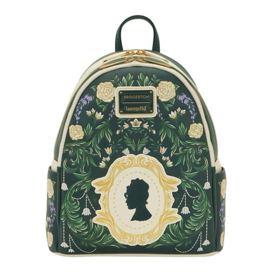 Loungefly Bridgerton Silhouette Floral Mini Backpack (306)