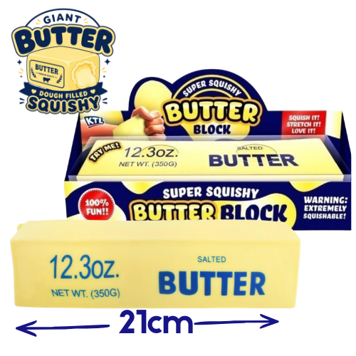 The ORIGINAL and VIRAL Giant Jumbo Butter Squishy Dough Filled