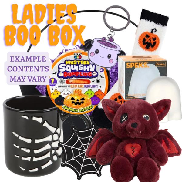 Halloween Boo Box for Ladies includes RMS, Warmies, SPEKS etc