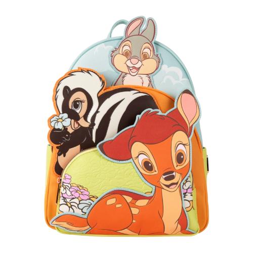 Loungefly Bambi Triple Pocked Mid Sized Backpack (330)