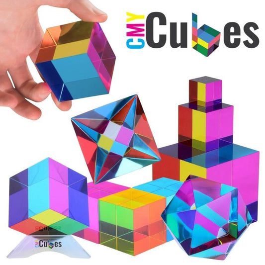 CMY Cubes Colour Spectrum Shapes Fidget Visual Stim