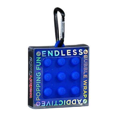 Watchitude Endless Bubble Wrap to Go Dark Blue
