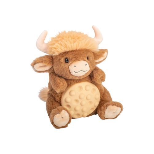 Poppykins Fidget Plush Toy with Pop Belly - Soft Sensory Stuffed Animal