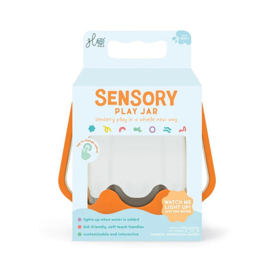 Glo Pals Sensory Light Up Orange Jar