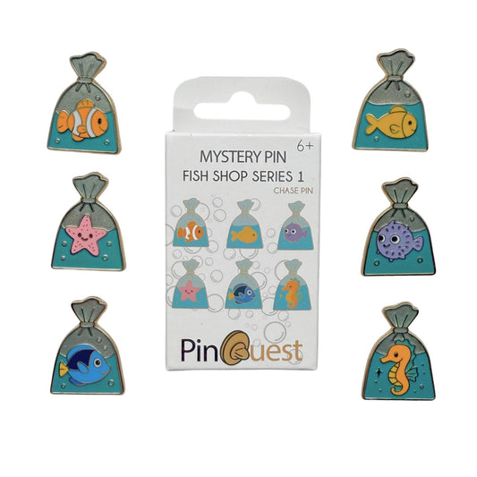 PinQuest Enamel Pin Fish Shop Series 1