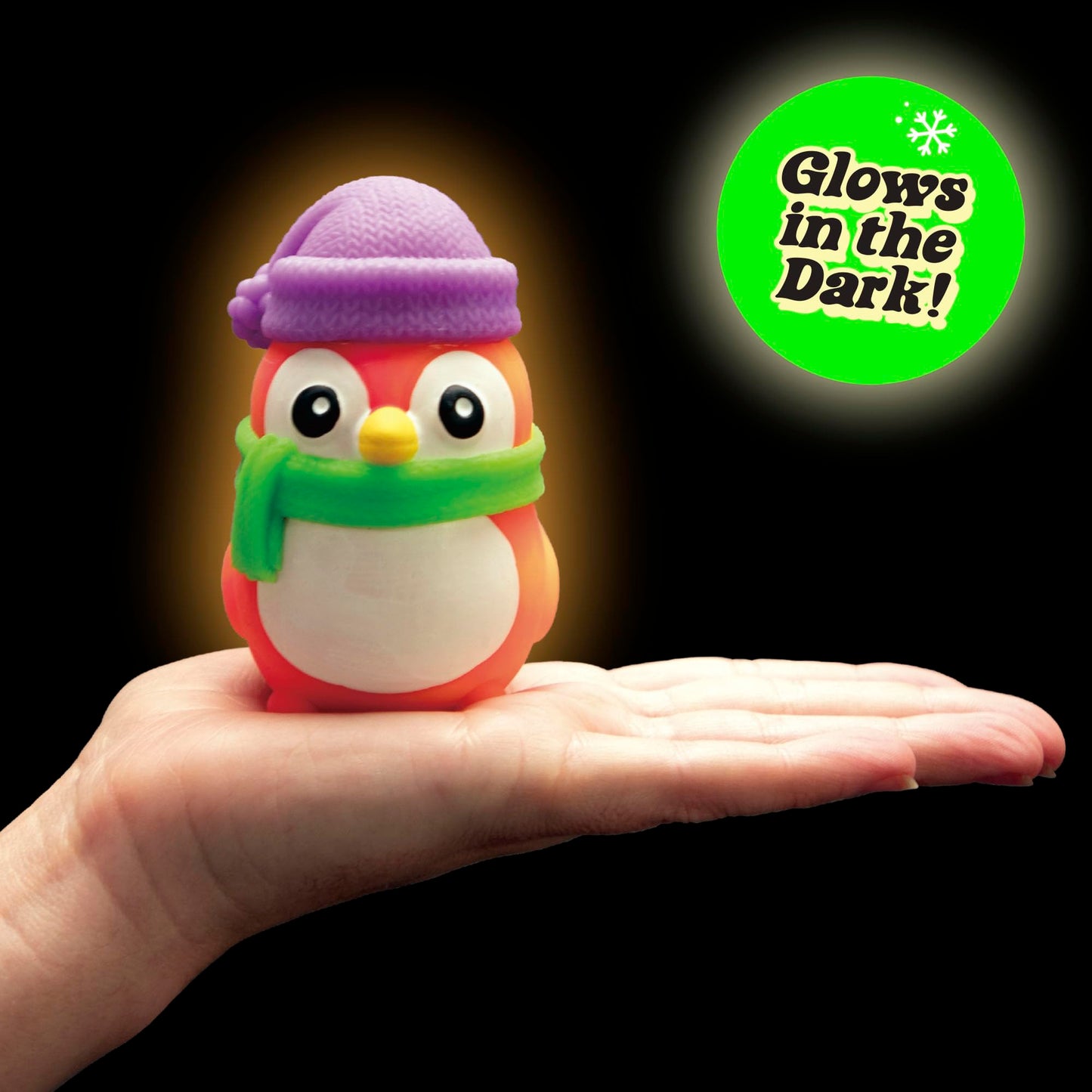 NeeDoh Polar Glow Penguin
