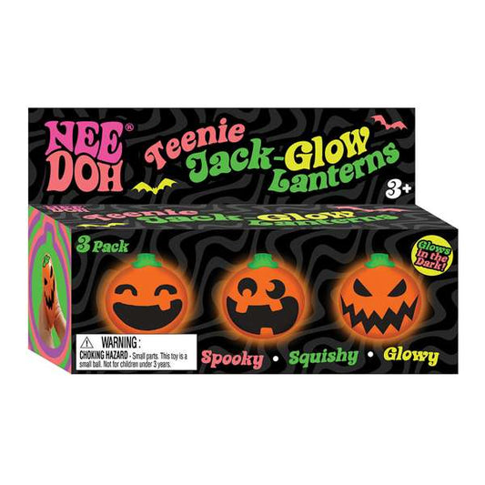 NeeDoh Teenie Jack Glow Lantern 3 pack
