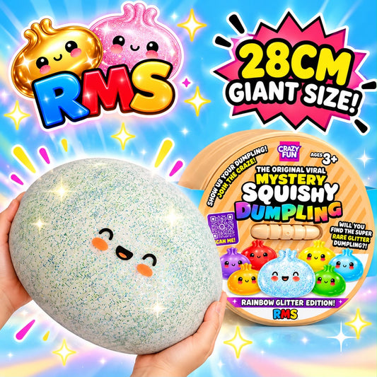 RMS Viral Dumplings GIANT 30cm Glitter Edition