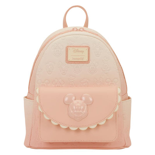 Loungefly Mickey & Friends Pink Ombre Mini Backpack (301)