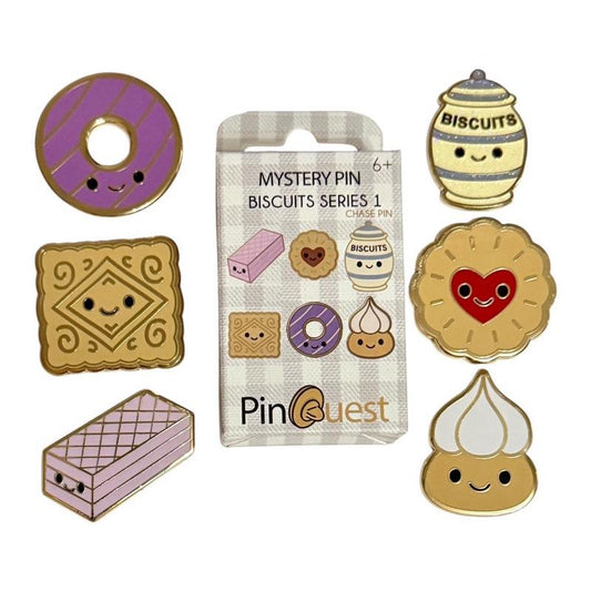 PinQuest Enamel Pin Biscuits Series 1