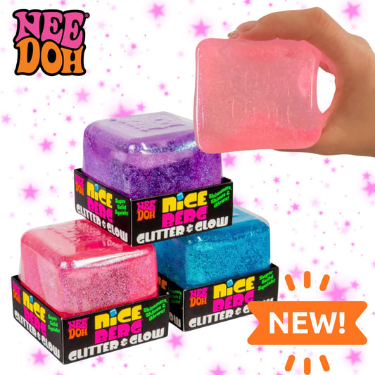 NeeDoh Nice Berg Glitter & Glow