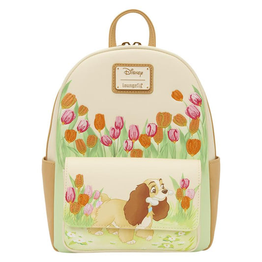 Loungefly Lady and The Tramp Pastel Tulip Mini Backpack (298)