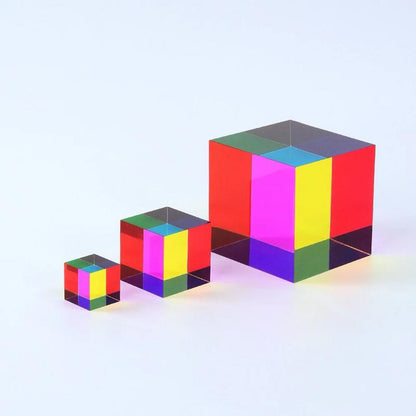 CMY Cubes Colour Spectrum Shapes Fidget Visual Stim