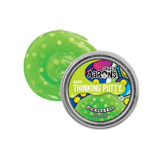Crazy Aaron's Thinking Putty Pickleball Mini Tin
