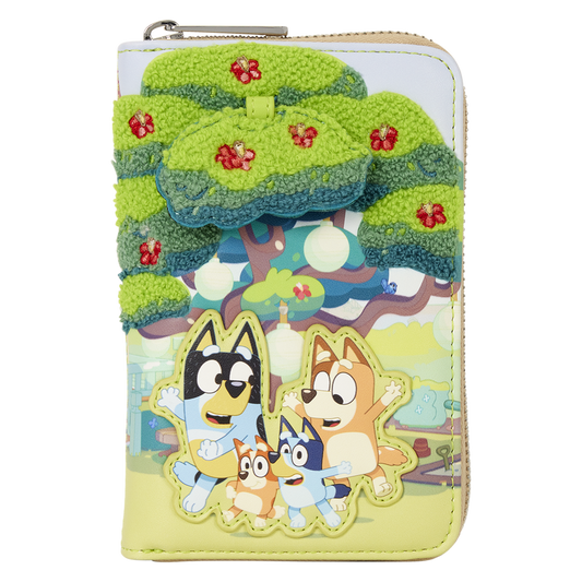 Loungefly Bluey's Backyard Zip-Around Wallet PRE ORDER