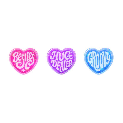 NeeDoh Pack of 3 Teenie Squeeze Hearts