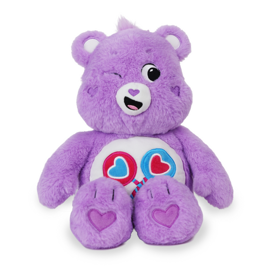 Warmies Weighted Plush Purple Share Bear Carebear