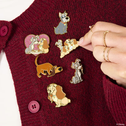 Loungefly Lady and the Tramp Mystery Box Pin