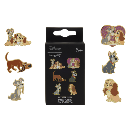 Loungefly Lady and the Tramp Mystery Box Pin