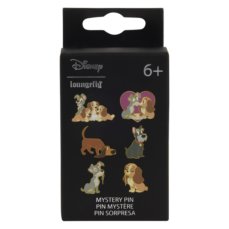Loungefly Lady and the Tramp Mystery Box Pin