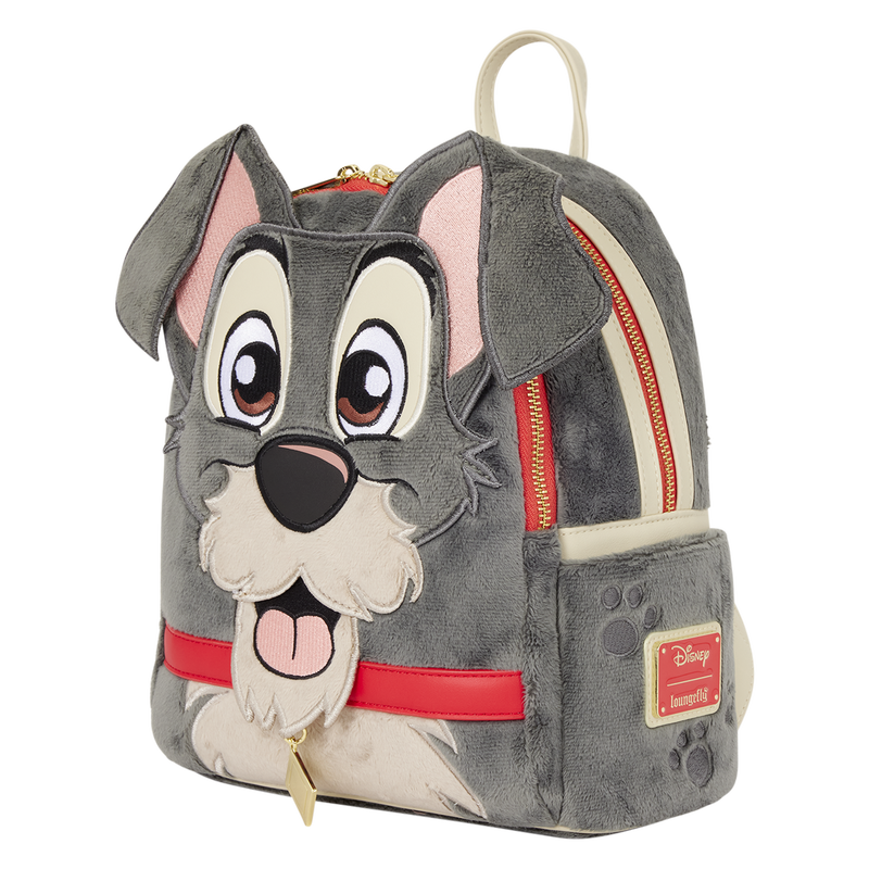Loungefly Lady and the Tramp Plush Cosplay Mini Backpack