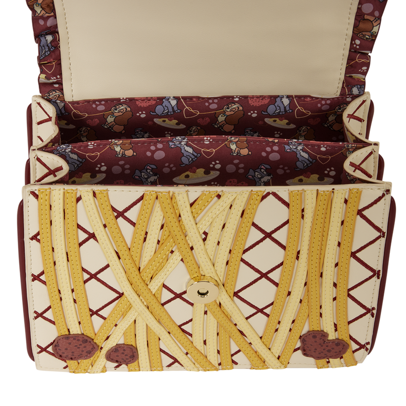 Loungefly Lady and the Tramp Spaghetti Crossbody Bag