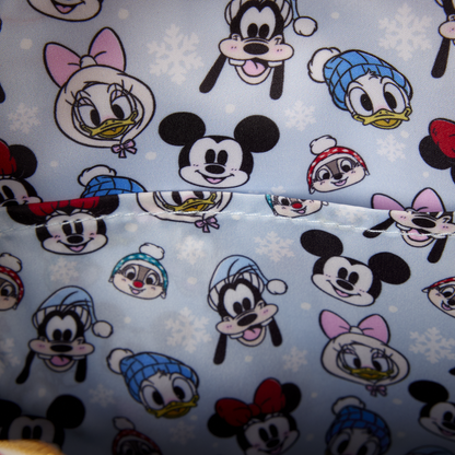 Loungefly Mickey & Friends Holiday Ice Skating Mini Backpack
