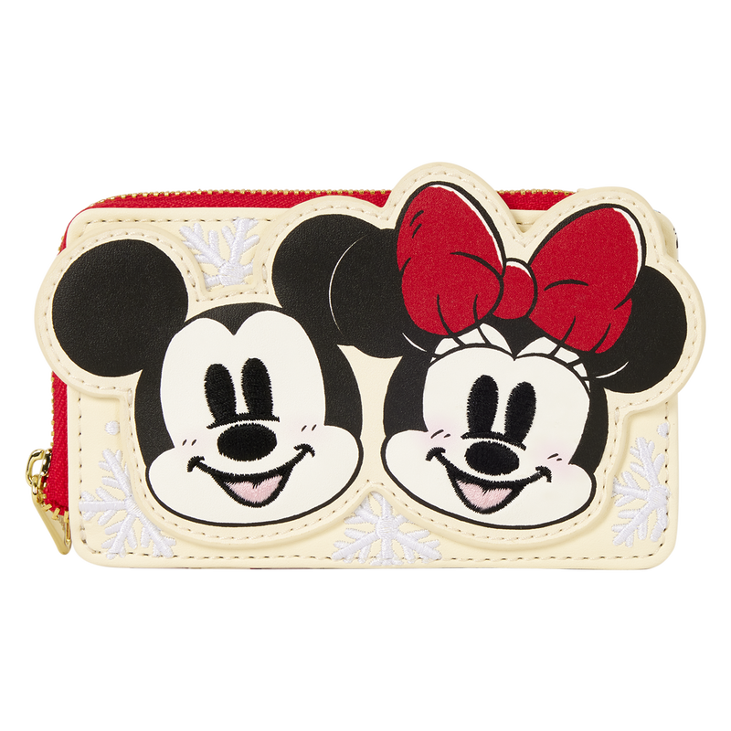 Loungefly Mickey & Friends Holiday Snow Card Holder PRE ORDER