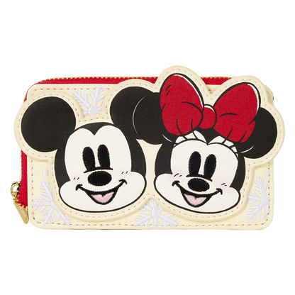 Loungefly Mickey & Friends Holiday Snow Card Holder PRE ORDER