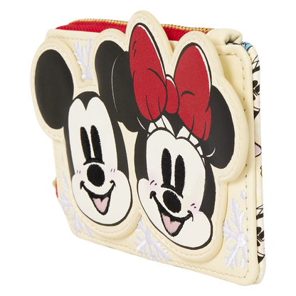 Loungefly Mickey & Friends Holiday Snow Card Holder PRE ORDER