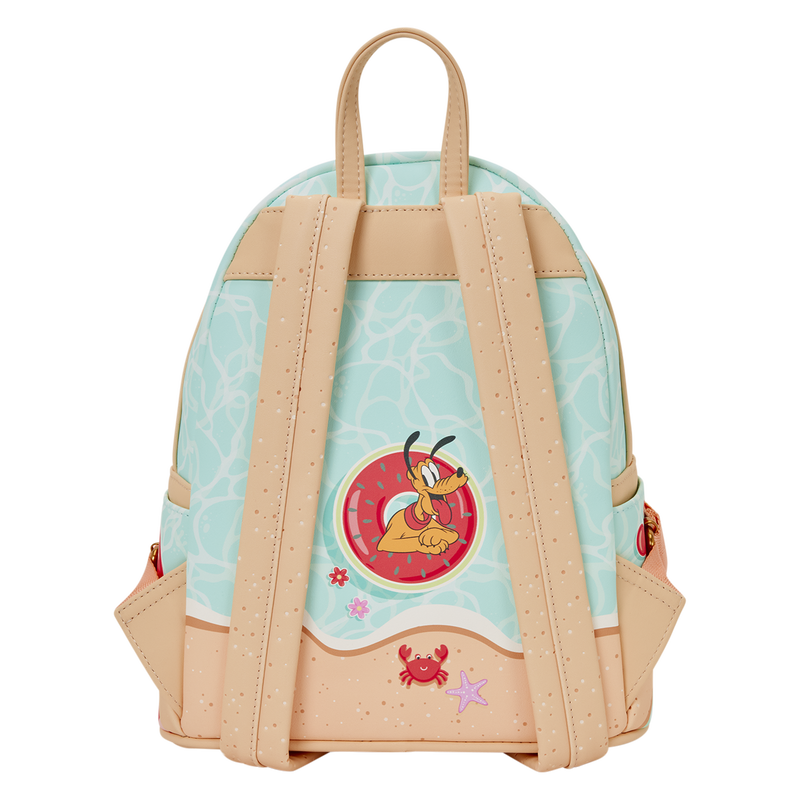 Loungefly Mickey and Minnie Beach Fun Mini Backpack